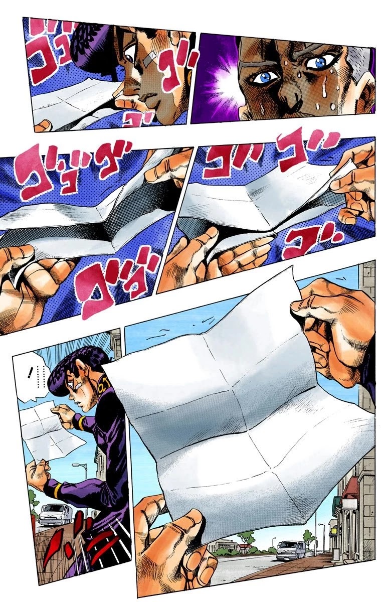 JoJo's Bizarre Adventure Part 4 - Diamond is Unbreakable (Official Colored) Chapter 141 page 8 - Chapter 141: Enigma Boy Part 3