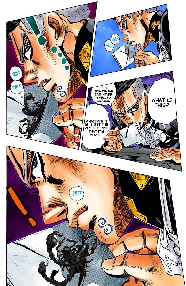 JoJo's Bizarre Adventure Part 4 - Diamond is Unbreakable (Official Colored) Chapter 143 page 16 - Chapter 143: Enigma Boy Part 5
