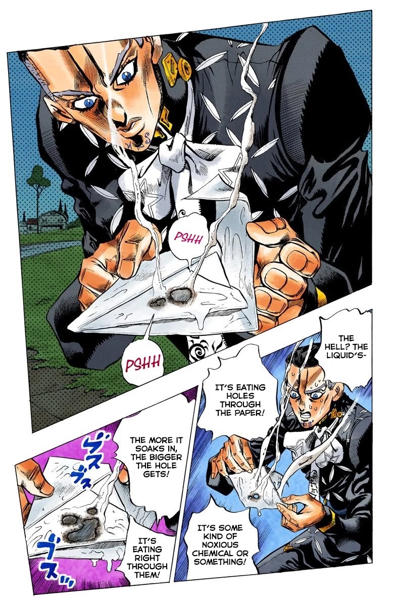 JoJo's Bizarre Adventure Part 4 - Diamond is Unbreakable (Official Colored) Chapter 143 page 19 - Chapter 143: Enigma Boy Part 5
