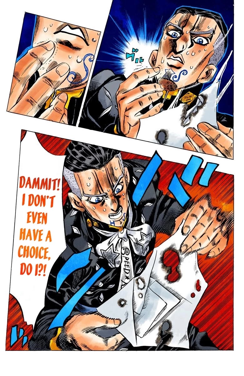 JoJo's Bizarre Adventure Part 4 - Diamond is Unbreakable (Official Colored) Chapter 143 page 21 - Chapter 143: Enigma Boy Part 5