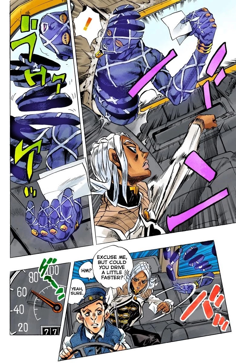 JoJo's Bizarre Adventure Part 4 - Diamond is Unbreakable (Official Colored) Chapter 143 page 6 - Chapter 143: Enigma Boy Part 5