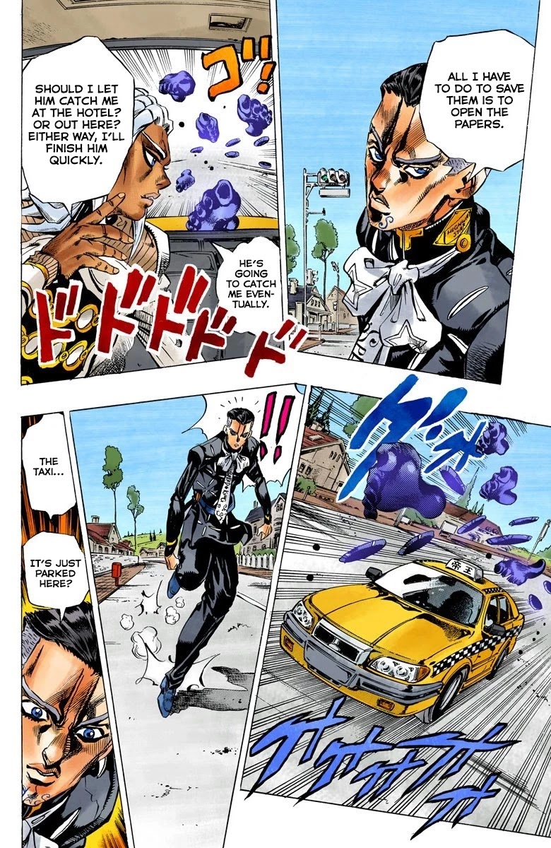 JoJo's Bizarre Adventure Part 4 - Diamond is Unbreakable (Official Colored) Chapter 143 page 8 - Chapter 143: Enigma Boy Part 5