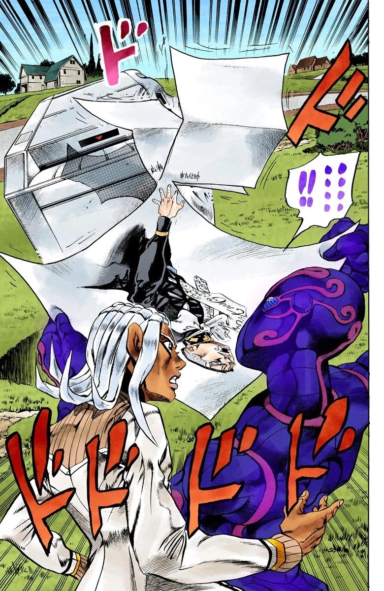 JoJo's Bizarre Adventure Part 4 - Diamond is Unbreakable (Official Colored) Chapter 144 page 12 - Chapter 144: Enigma Boy Part 6