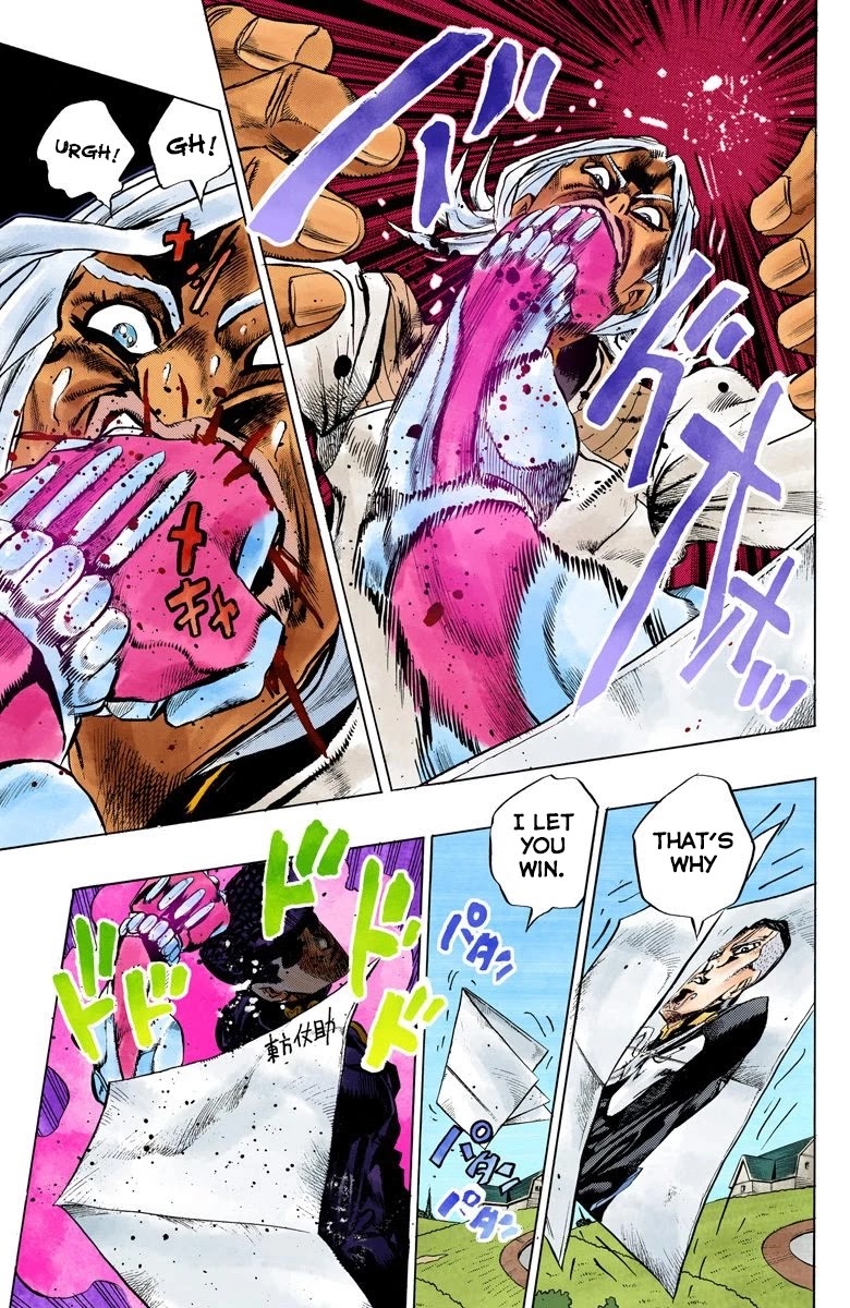 JoJo's Bizarre Adventure Part 4 - Diamond is Unbreakable (Official Colored) Chapter 144 page 14 - Chapter 144: Enigma Boy Part 6