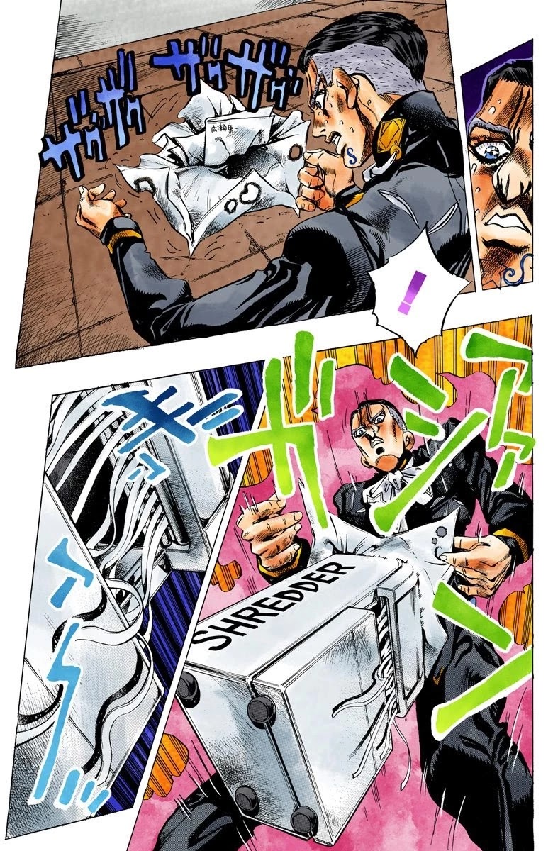JoJo's Bizarre Adventure Part 4 - Diamond is Unbreakable (Official Colored) Chapter 144 page 6 - Chapter 144: Enigma Boy Part 6
