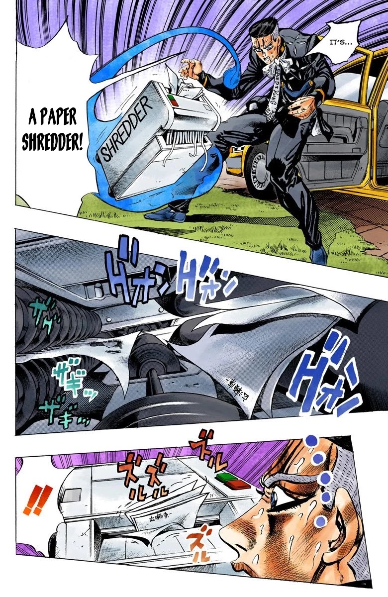 JoJo's Bizarre Adventure Part 4 - Diamond is Unbreakable (Official Colored) Chapter 144 page 7 - Chapter 144: Enigma Boy Part 6