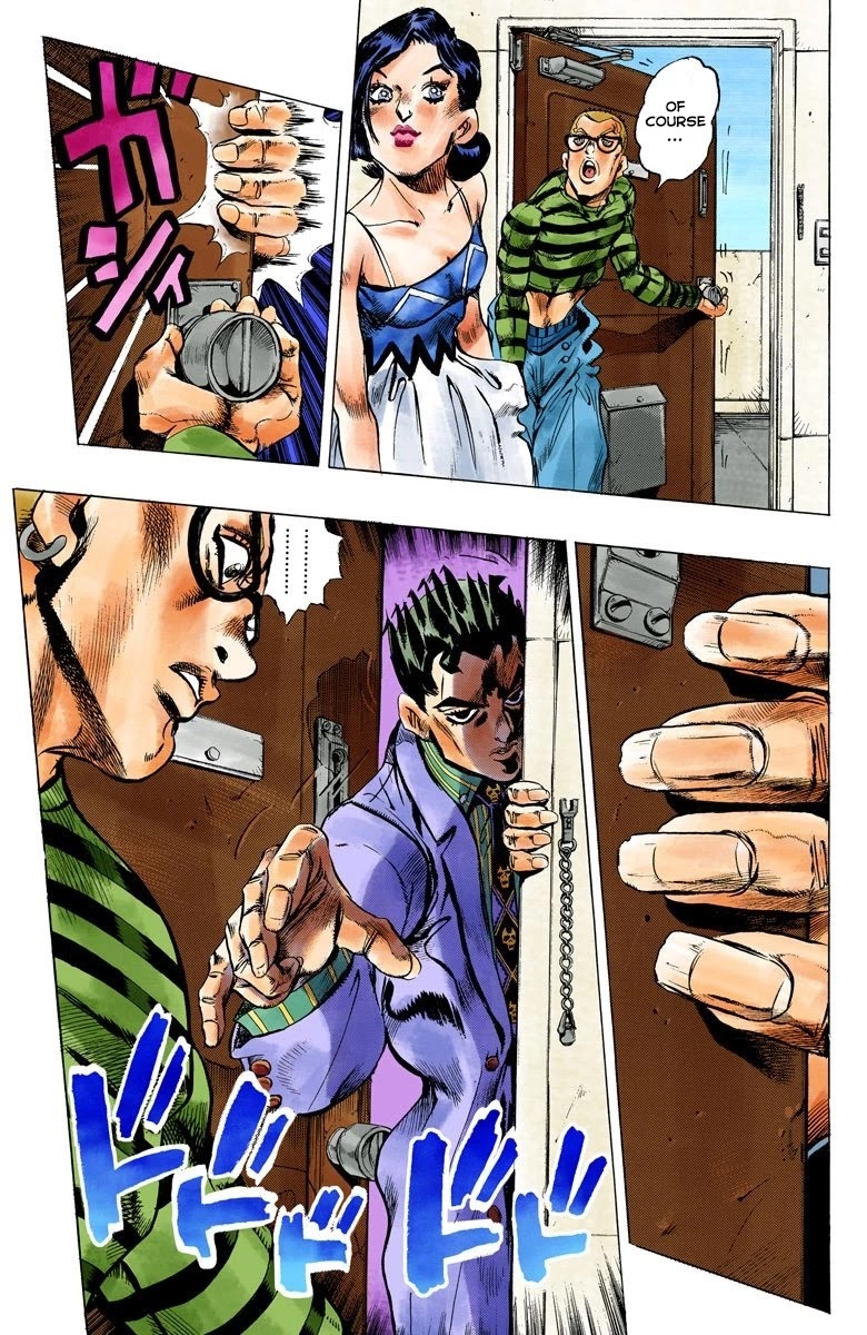 JoJo's Bizarre Adventure Part 4 - Diamond is Unbreakable (Official Colored) Chapter 145 page 10 - Chapter 145: That's Not My Dad! Part 1
