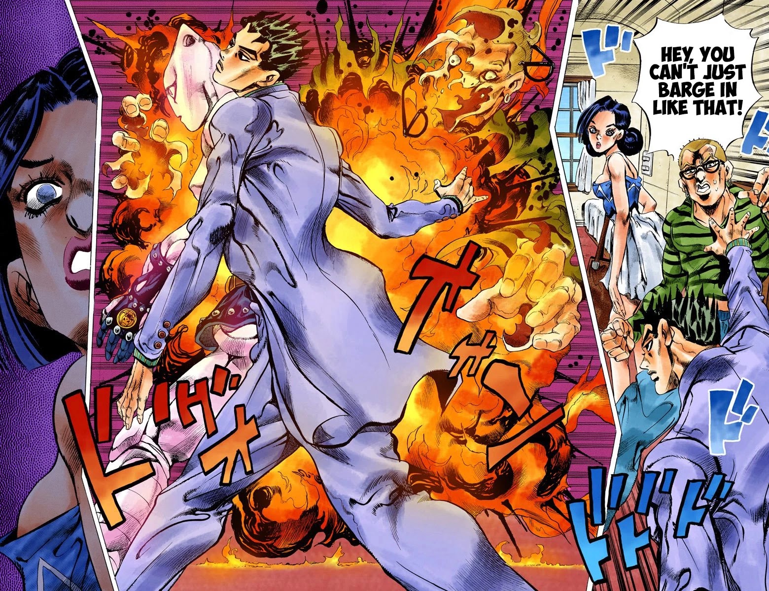 JoJo's Bizarre Adventure Part 4 - Diamond is Unbreakable (Official Colored) Chapter 145 page 11 - Chapter 145: That's Not My Dad! Part 1