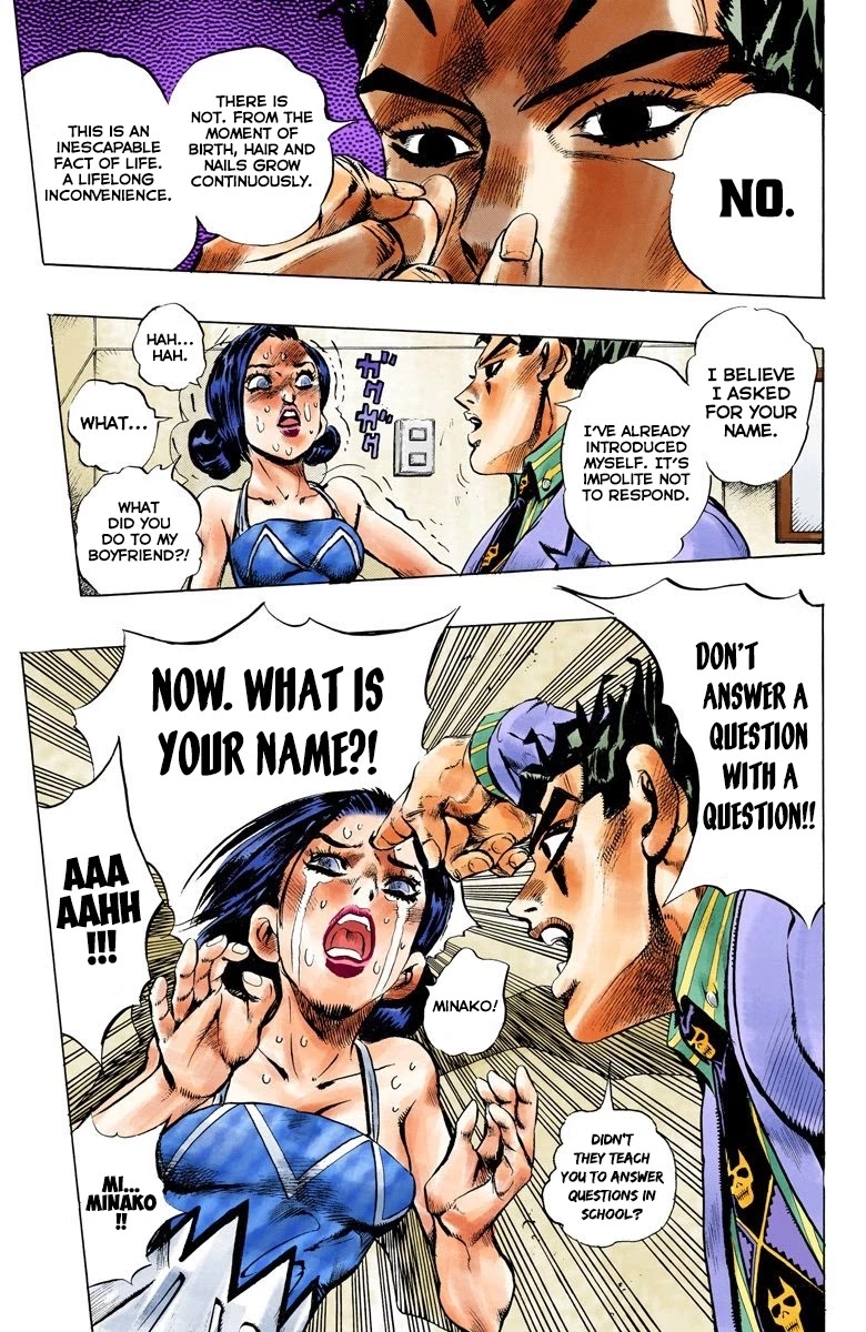 JoJo's Bizarre Adventure Part 4 - Diamond is Unbreakable (Official Colored) Chapter 145 page 13 - Chapter 145: That's Not My Dad! Part 1