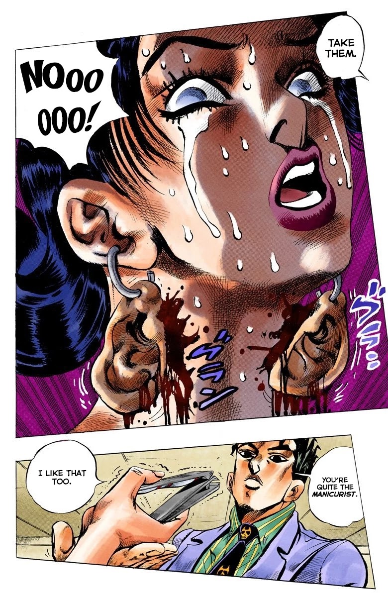 JoJo's Bizarre Adventure Part 4 - Diamond is Unbreakable (Official Colored) Chapter 145 page 16 - Chapter 145: That's Not My Dad! Part 1