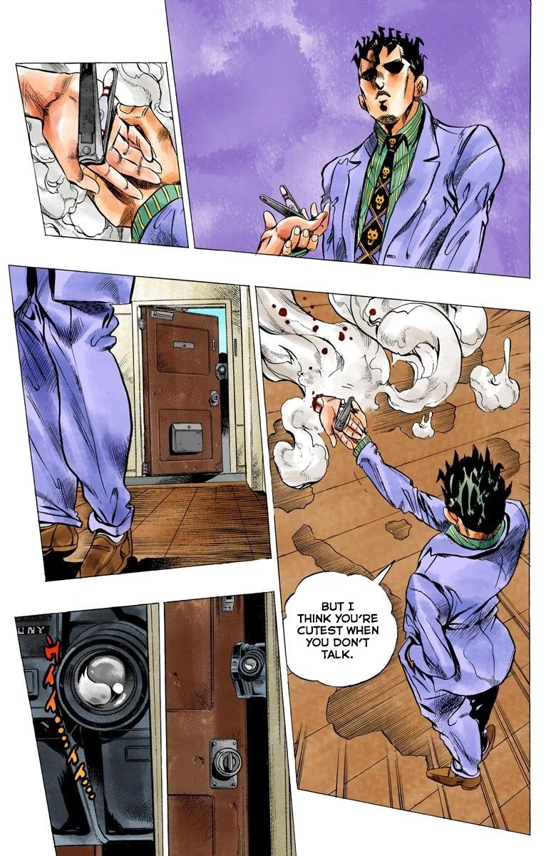 JoJo's Bizarre Adventure Part 4 - Diamond is Unbreakable (Official Colored) Chapter 145 page 17 - Chapter 145: That's Not My Dad! Part 1