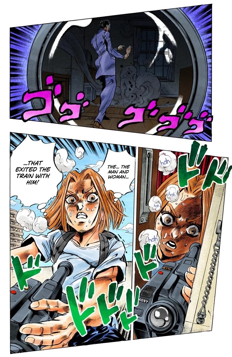 JoJo's Bizarre Adventure Part 4 - Diamond is Unbreakable (Official Colored) Chapter 145 page 18 - Chapter 145: That's Not My Dad! Part 1