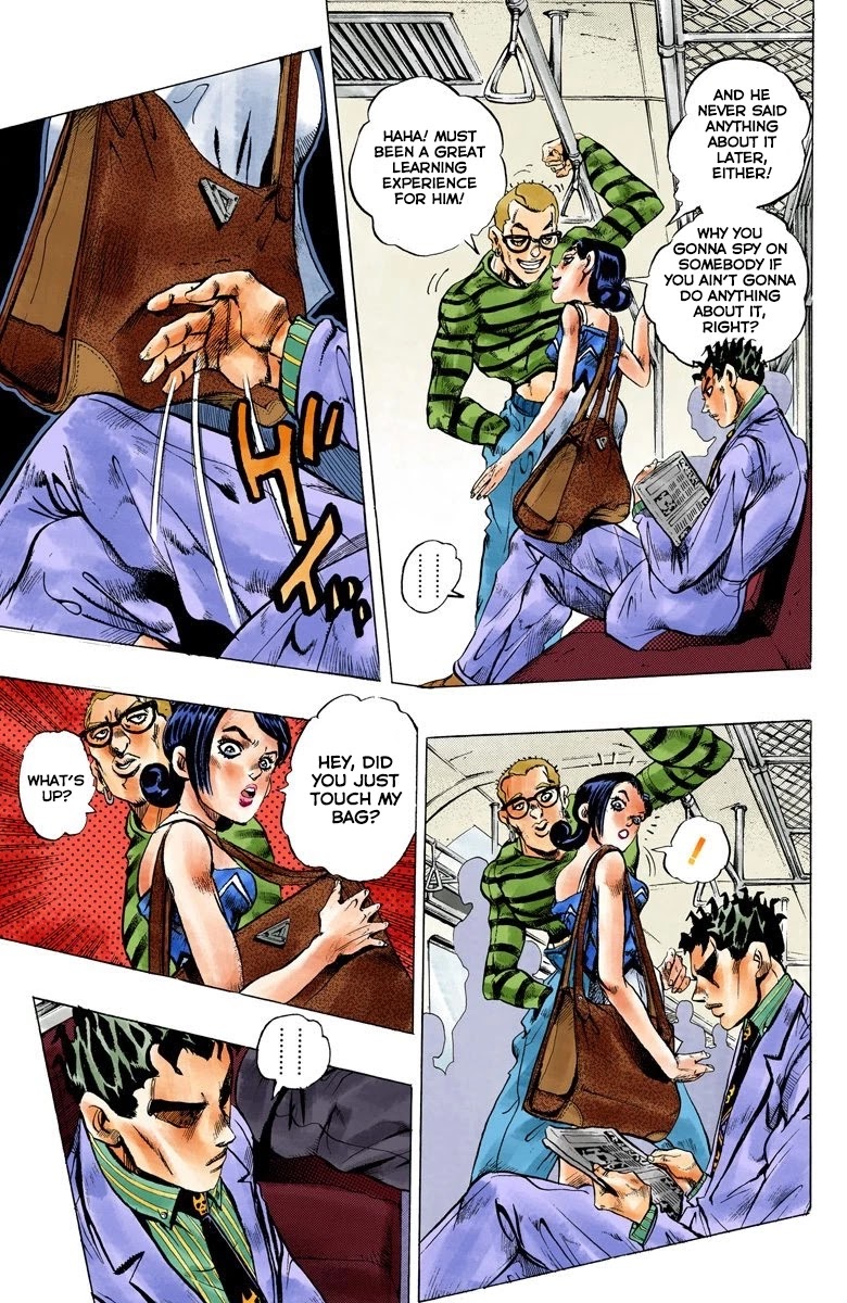 JoJo's Bizarre Adventure Part 4 - Diamond is Unbreakable (Official Colored) Chapter 145 page 6 - Chapter 145: That's Not My Dad! Part 1