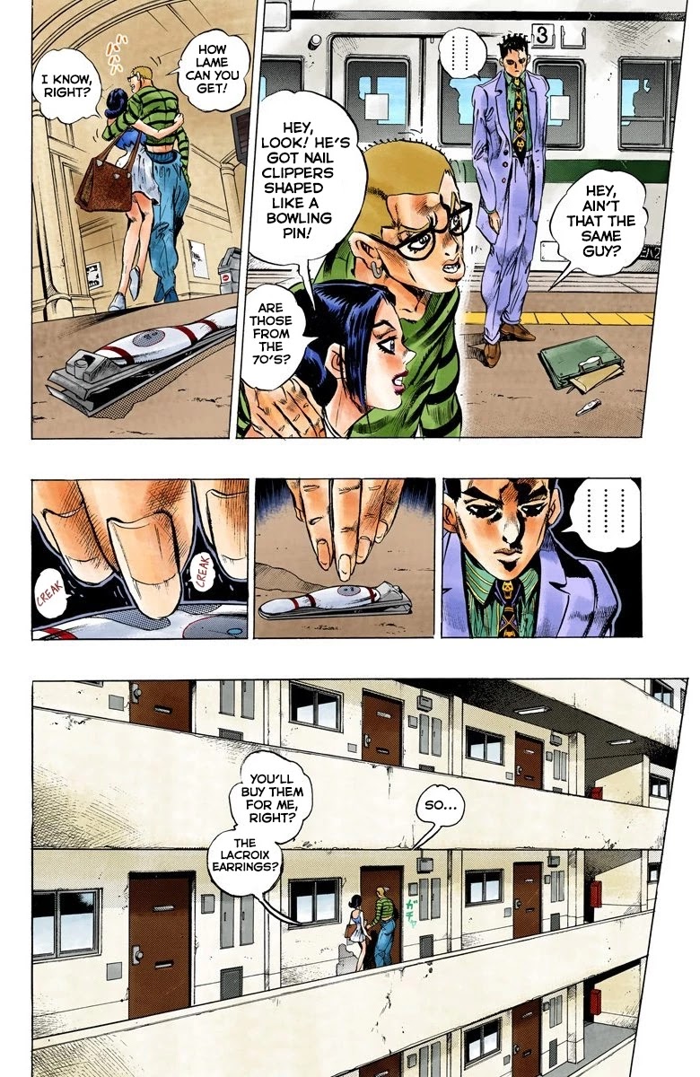 JoJo's Bizarre Adventure Part 4 - Diamond is Unbreakable (Official Colored) Chapter 145 page 9 - Chapter 145: That's Not My Dad! Part 1