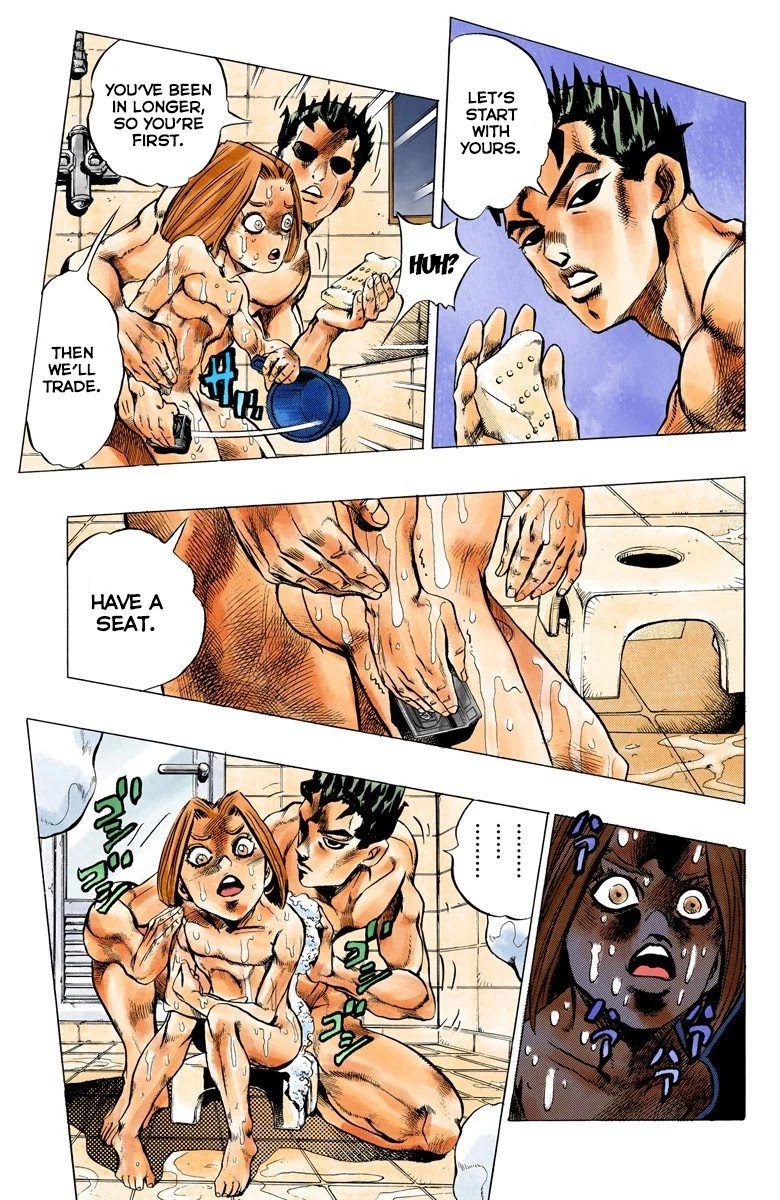 JoJo's Bizarre Adventure Part 4 - Diamond is Unbreakable (Official Colored) Chapter 146 page 14 - Chapter 146: That's Not My Dad! Part 2