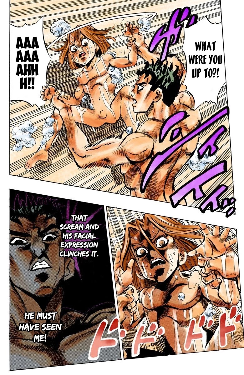 JoJo's Bizarre Adventure Part 4 - Diamond is Unbreakable (Official Colored) Chapter 146 page 17 - Chapter 146: That's Not My Dad! Part 2