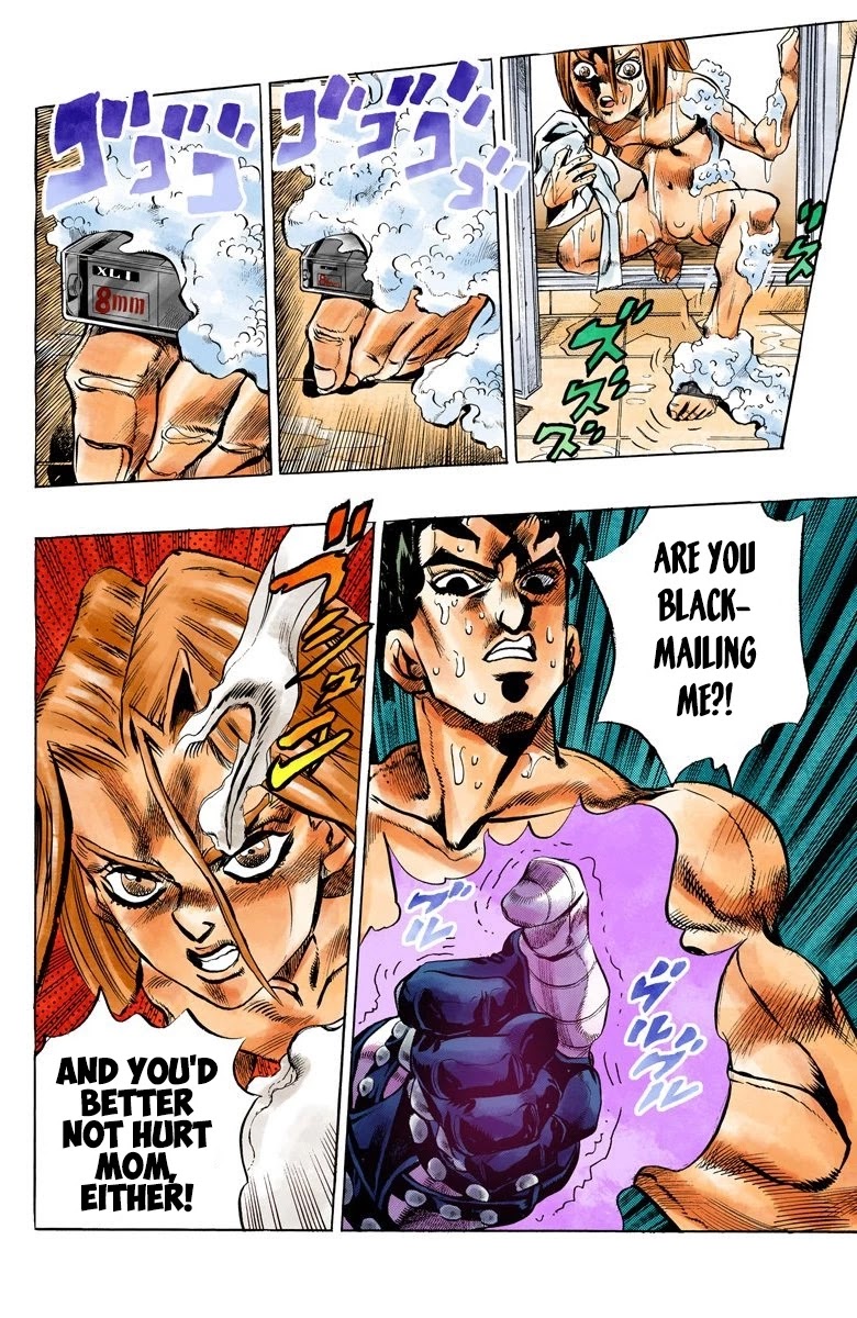 JoJo's Bizarre Adventure Part 4 - Diamond is Unbreakable (Official Colored) Chapter 146 page 21 - Chapter 146: That's Not My Dad! Part 2