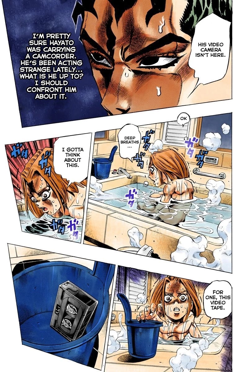 JoJo's Bizarre Adventure Part 4 - Diamond is Unbreakable (Official Colored) Chapter 146 page 8 - Chapter 146: That's Not My Dad! Part 2