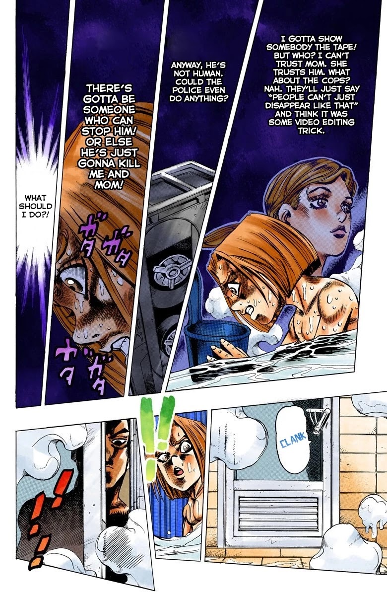 JoJo's Bizarre Adventure Part 4 - Diamond is Unbreakable (Official Colored) Chapter 146 page 9 - Chapter 146: That's Not My Dad! Part 2