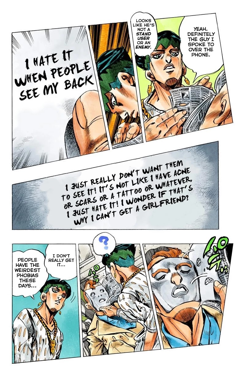 JoJo's Bizarre Adventure Part 4 - Diamond is Unbreakable (Official Colored) Chapter 147 page 11 - Chapter 147: Cheap Trick Part 1