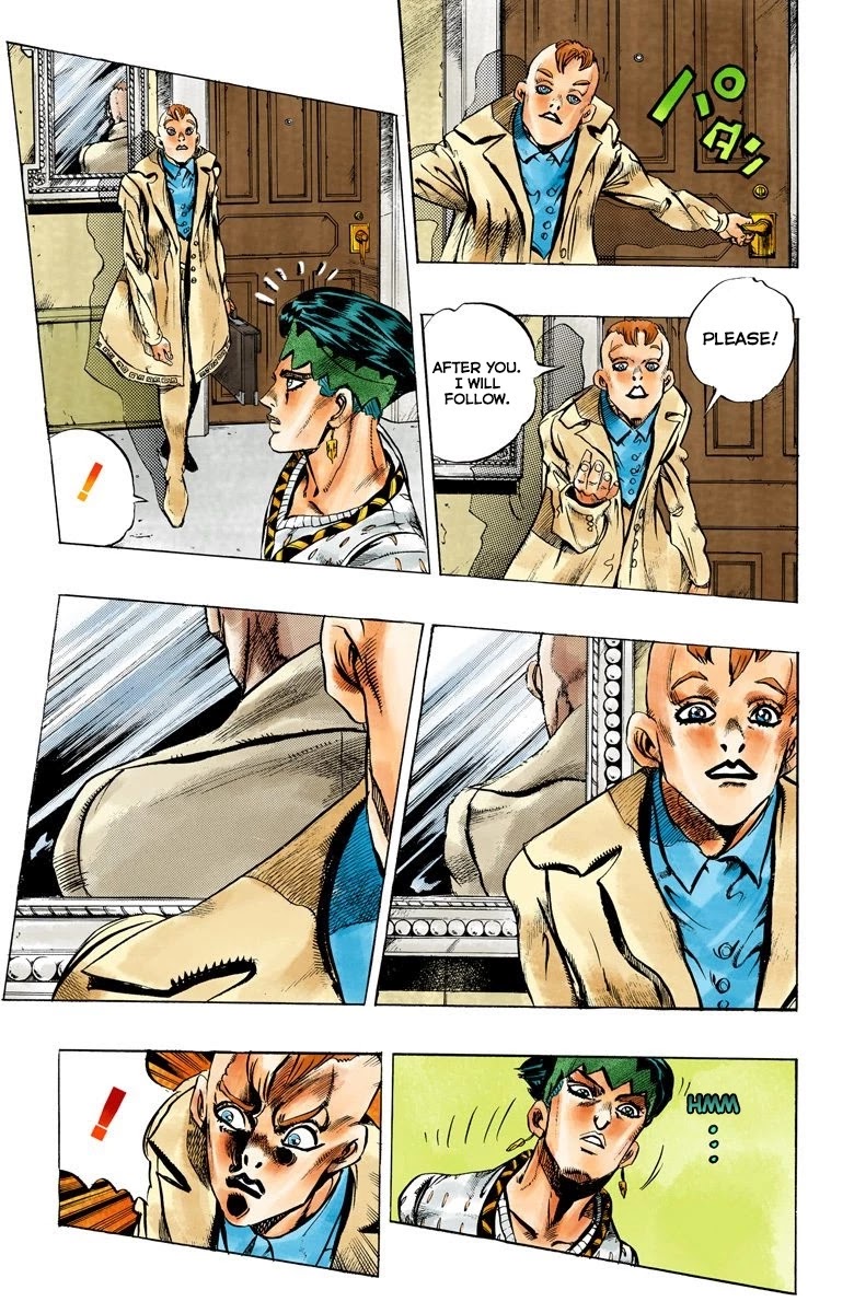 JoJo's Bizarre Adventure Part 4 - Diamond is Unbreakable (Official Colored) Chapter 147 page 14 - Chapter 147: Cheap Trick Part 1