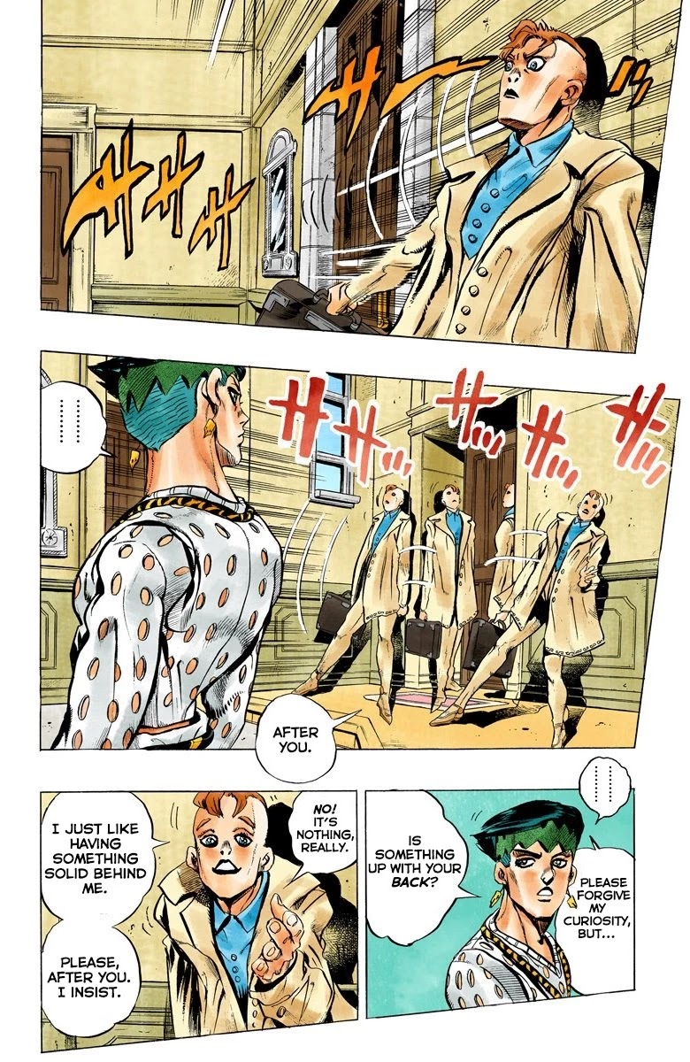 JoJo's Bizarre Adventure Part 4 - Diamond is Unbreakable (Official Colored) Chapter 147 page 15 - Chapter 147: Cheap Trick Part 1