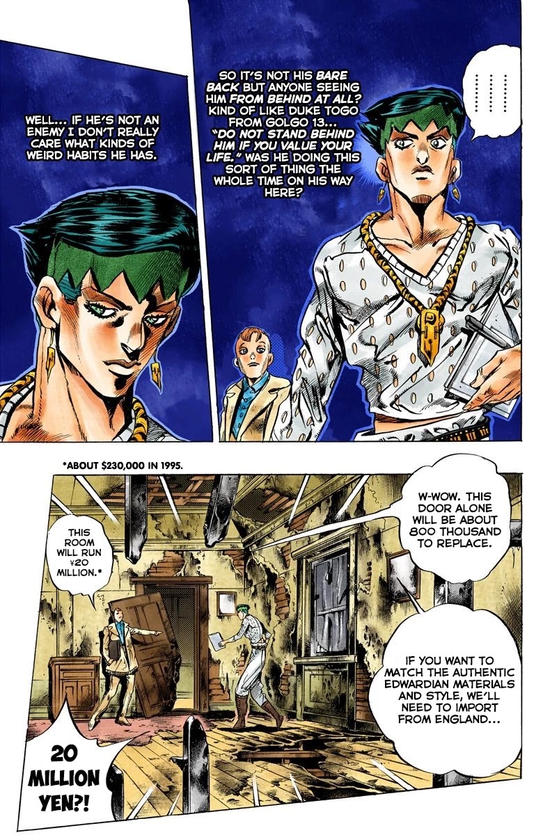 JoJo's Bizarre Adventure Part 4 - Diamond is Unbreakable (Official Colored) Chapter 147 page 16 - Chapter 147: Cheap Trick Part 1