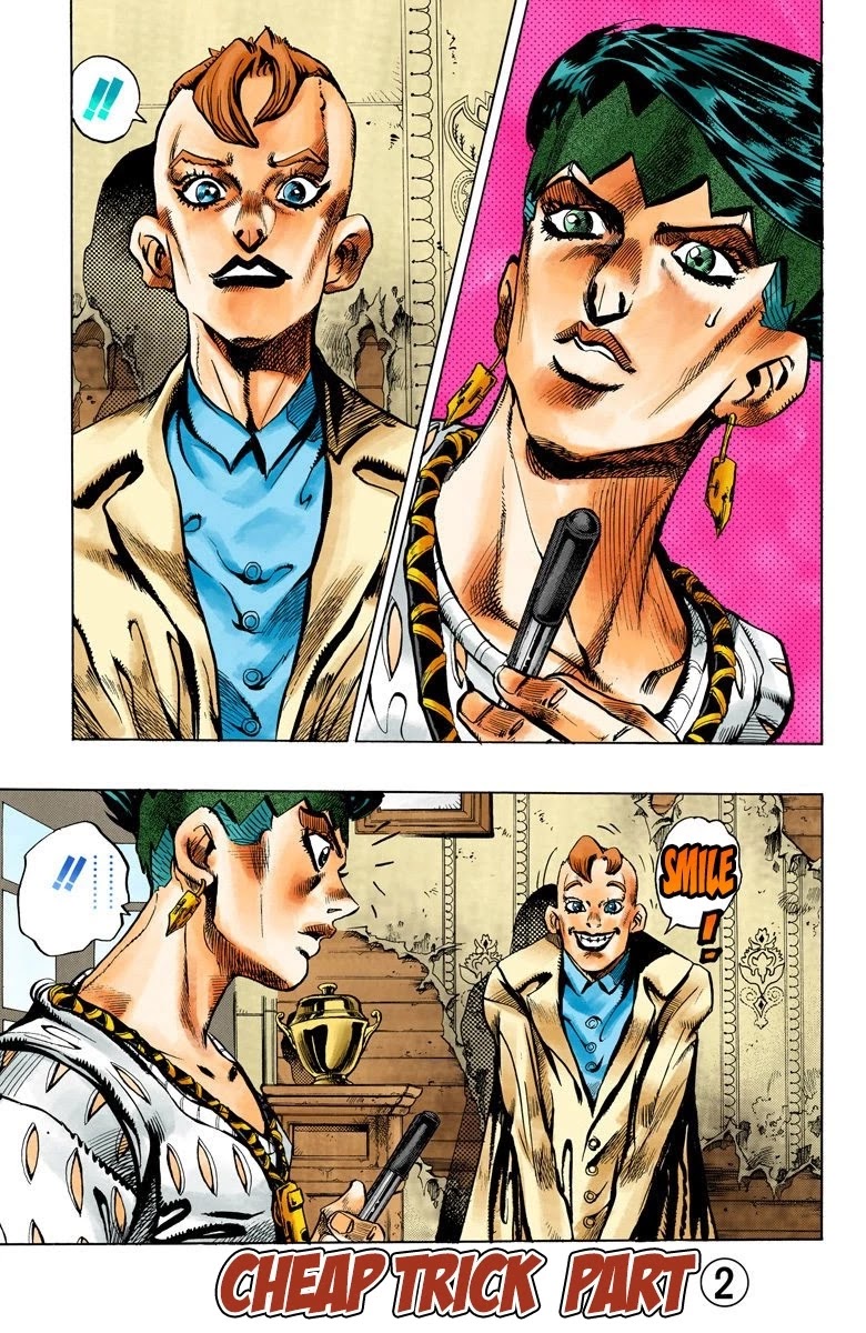 JoJo's Bizarre Adventure Part 4 - Diamond is Unbreakable (Official Colored) Chapter 147 page 20 - Chapter 147: Cheap Trick Part 1