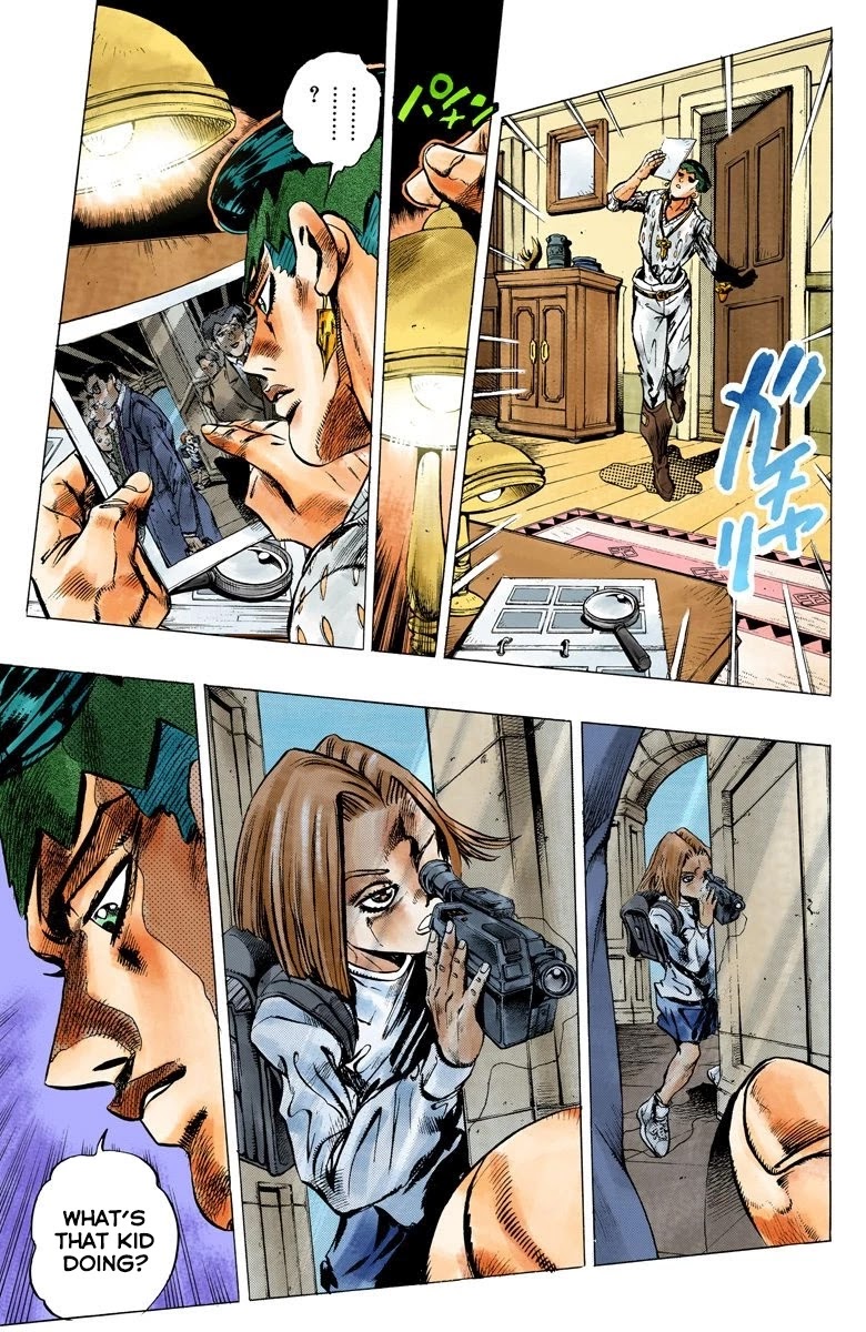 JoJo's Bizarre Adventure Part 4 - Diamond is Unbreakable (Official Colored) Chapter 147 page 5 - Chapter 147: Cheap Trick Part 1