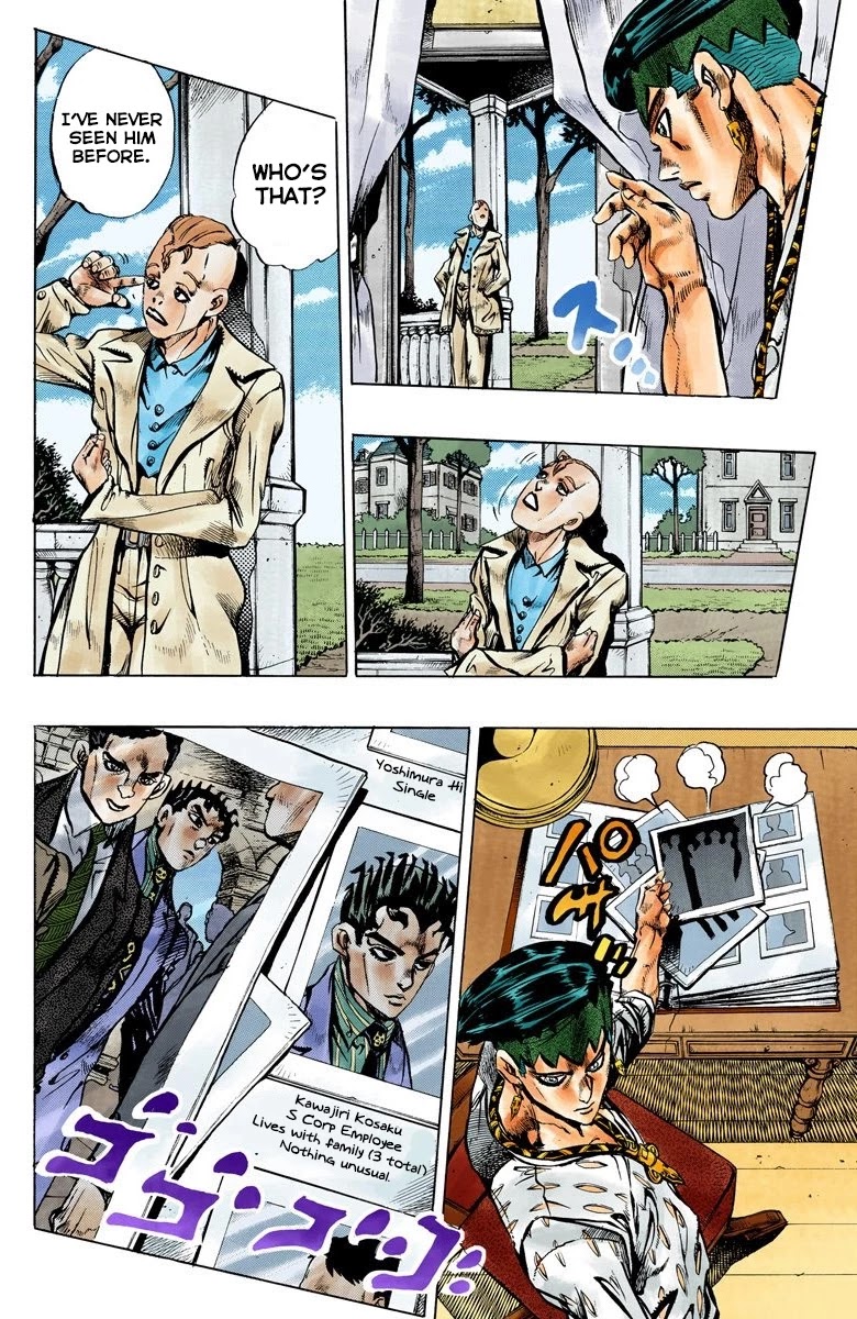 JoJo's Bizarre Adventure Part 4 - Diamond is Unbreakable (Official Colored) Chapter 147 page 8 - Chapter 147: Cheap Trick Part 1