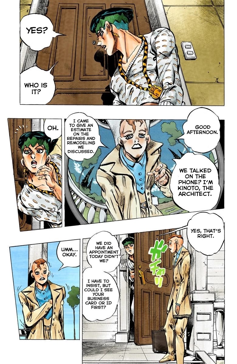 JoJo's Bizarre Adventure Part 4 - Diamond is Unbreakable (Official Colored) Chapter 147 page 9 - Chapter 147: Cheap Trick Part 1