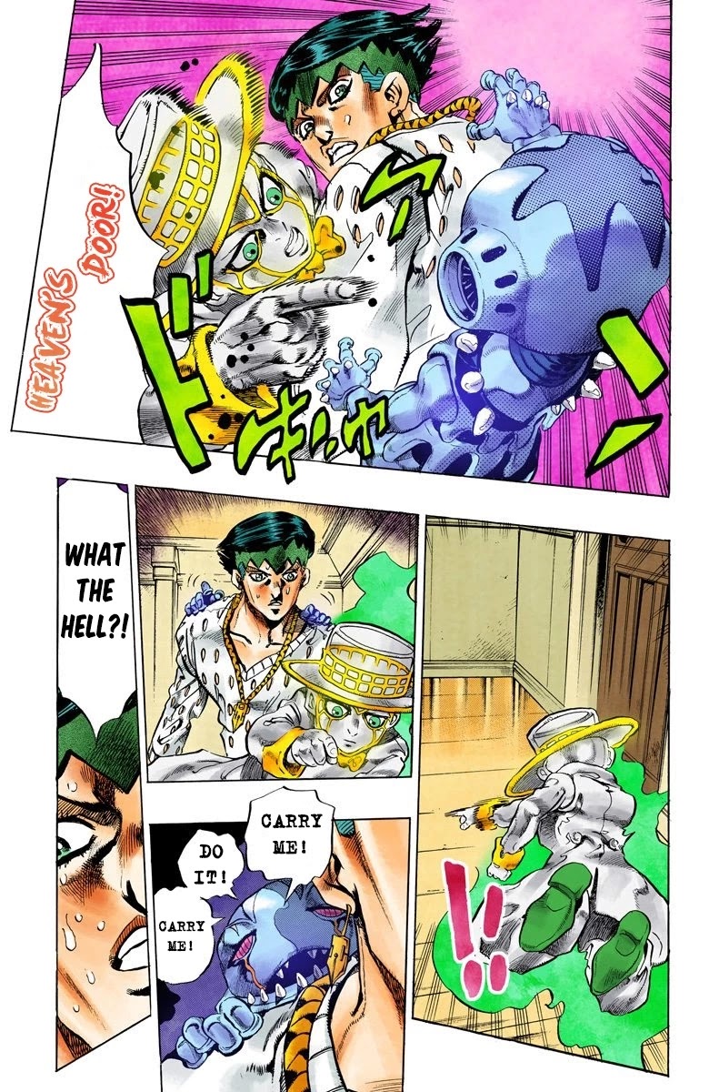 JoJo's Bizarre Adventure Part 4 - Diamond is Unbreakable (Official Colored) Chapter 148 page 16 - Chapter 148: Cheap Trick Part 2
