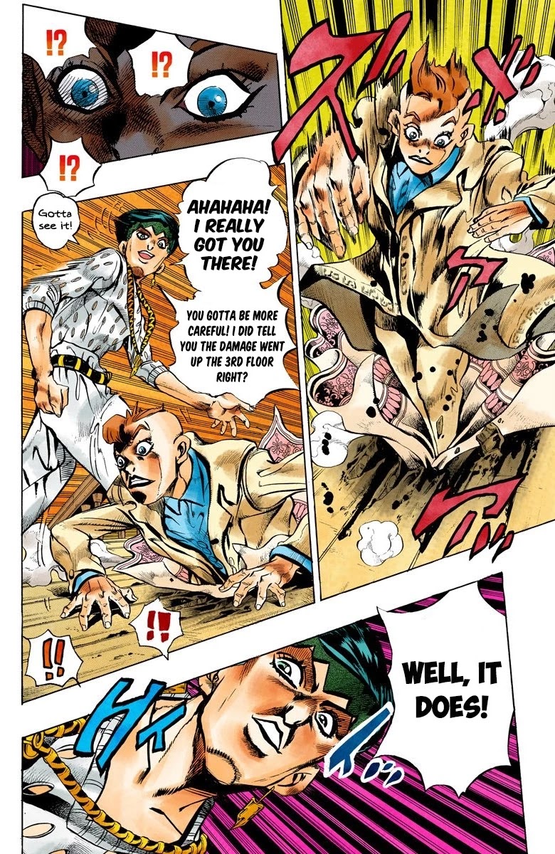 JoJo's Bizarre Adventure Part 4 - Diamond is Unbreakable (Official Colored) Chapter 148 page 7 - Chapter 148: Cheap Trick Part 2