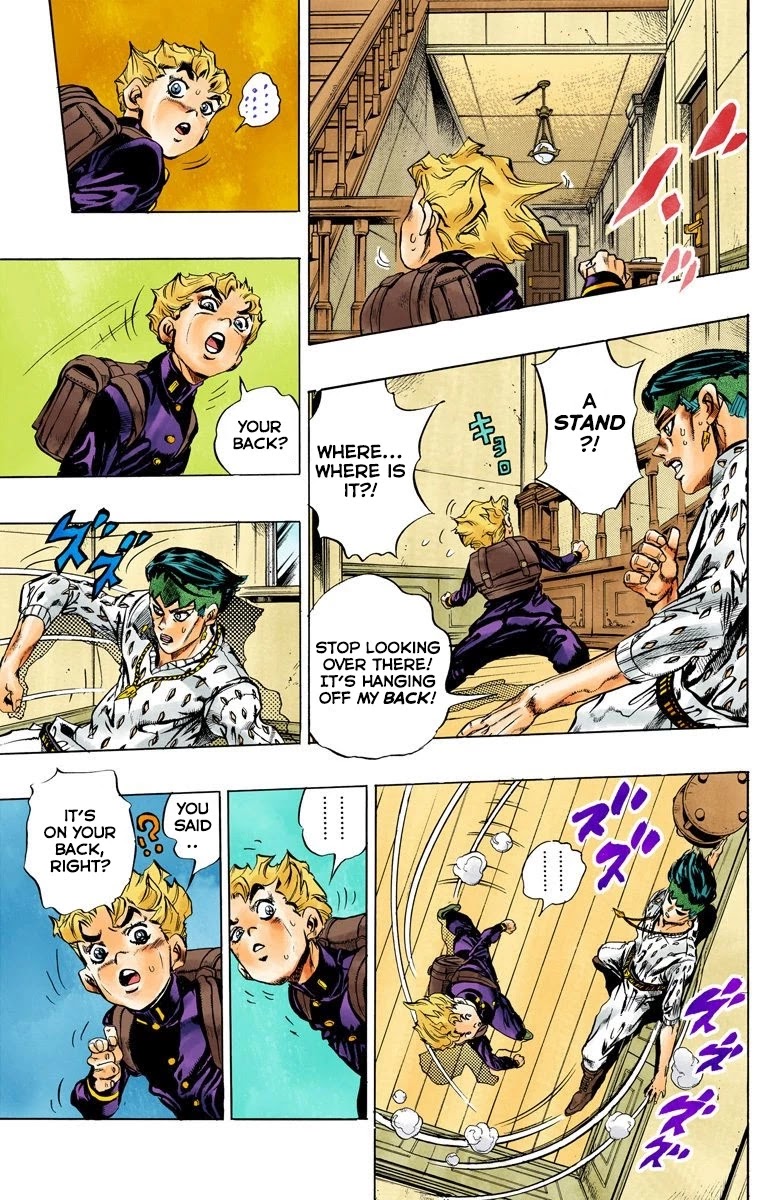 JoJo's Bizarre Adventure Part 4 - Diamond is Unbreakable (Official Colored) Chapter 149 page 12 - Chapter 149: Cheap Trick Part 3