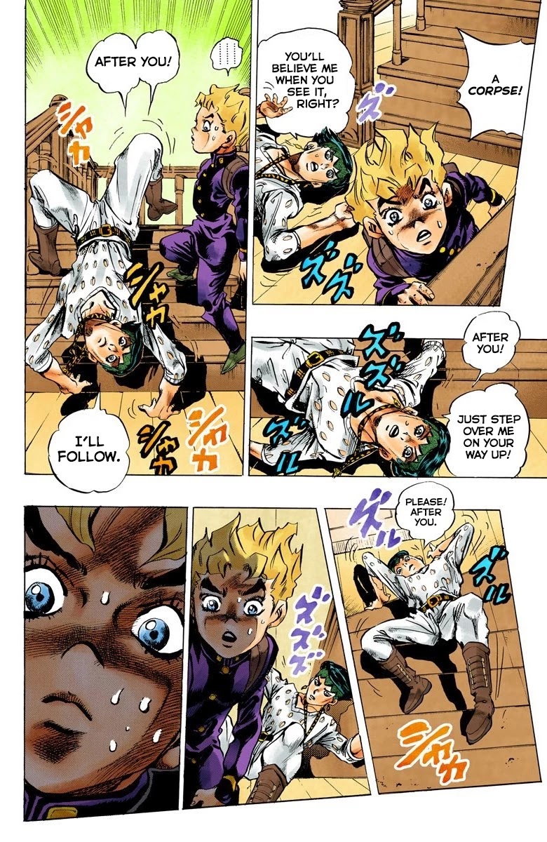 JoJo's Bizarre Adventure Part 4 - Diamond is Unbreakable (Official Colored) Chapter 149 page 15 - Chapter 149: Cheap Trick Part 3