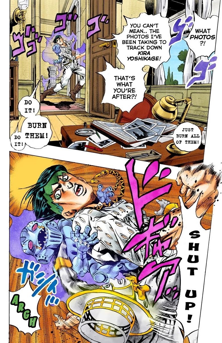 JoJo's Bizarre Adventure Part 4 - Diamond is Unbreakable (Official Colored) Chapter 149 page 3 - Chapter 149: Cheap Trick Part 3