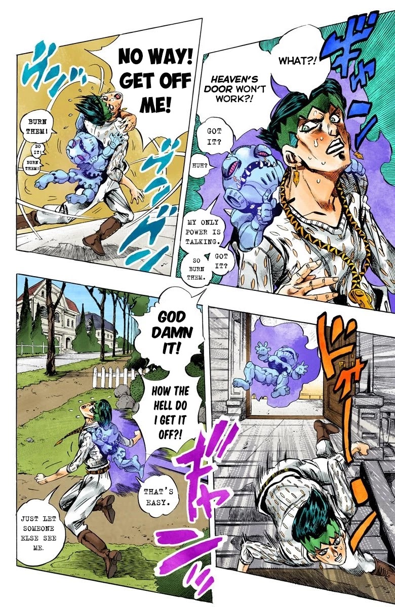 JoJo's Bizarre Adventure Part 4 - Diamond is Unbreakable (Official Colored) Chapter 149 page 7 - Chapter 149: Cheap Trick Part 3