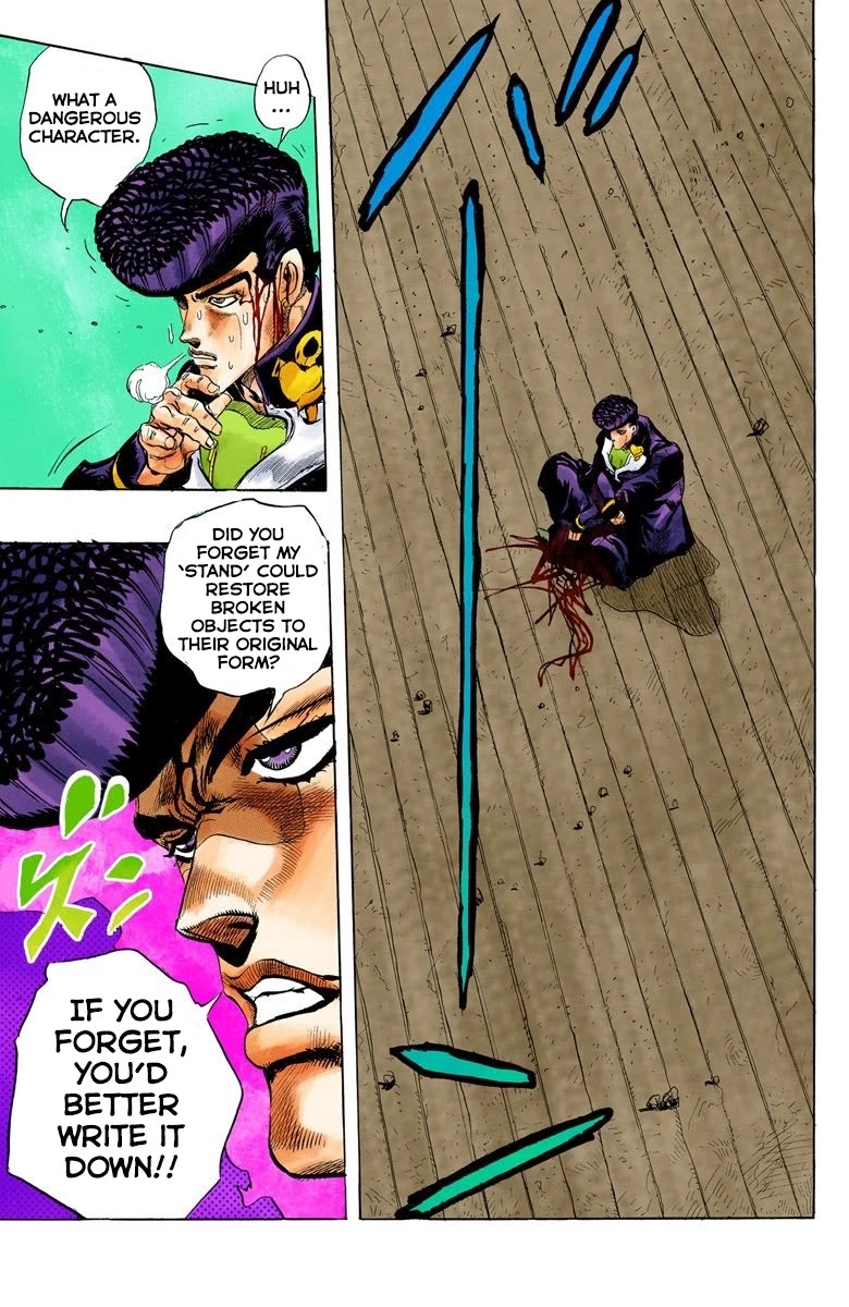 JoJo's Bizarre Adventure Part 4 - Diamond is Unbreakable (Official Colored) Chapter 15 page 19 - Chapter 15: The Nijimura Brothers - Part 7