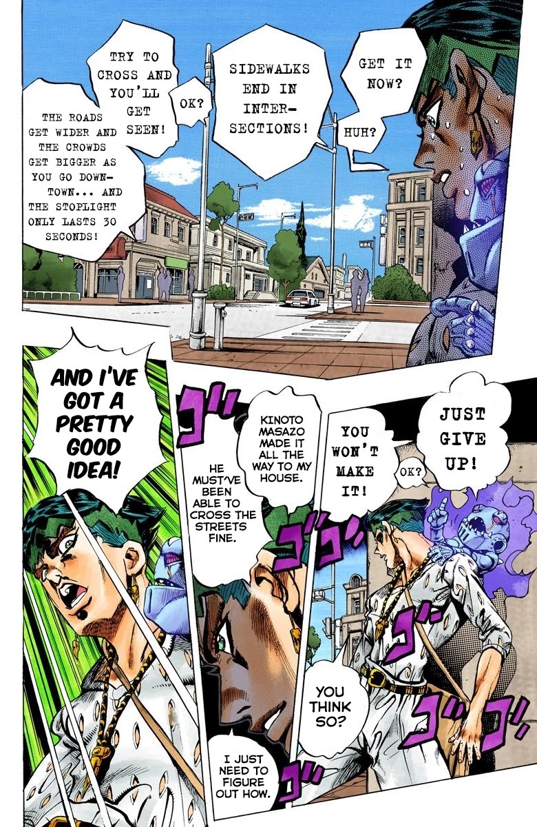 JoJo's Bizarre Adventure Part 4 - Diamond is Unbreakable (Official Colored) Chapter 150 page 15 - Chapter 150: Cheap Trick Part 4