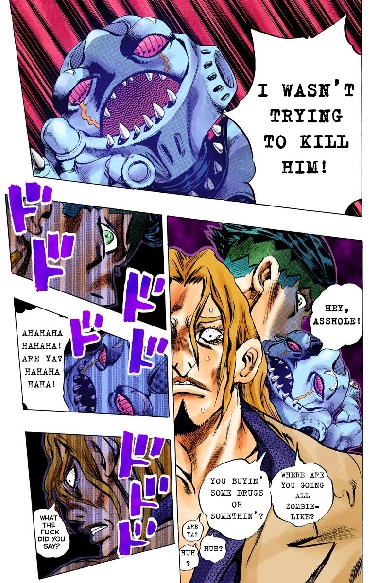 JoJo's Bizarre Adventure Part 4 - Diamond is Unbreakable (Official Colored) Chapter 150 page 18 - Chapter 150: Cheap Trick Part 4