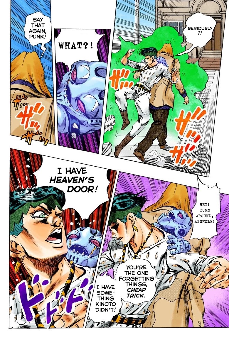 JoJo's Bizarre Adventure Part 4 - Diamond is Unbreakable (Official Colored) Chapter 150 page 19 - Chapter 150: Cheap Trick Part 4