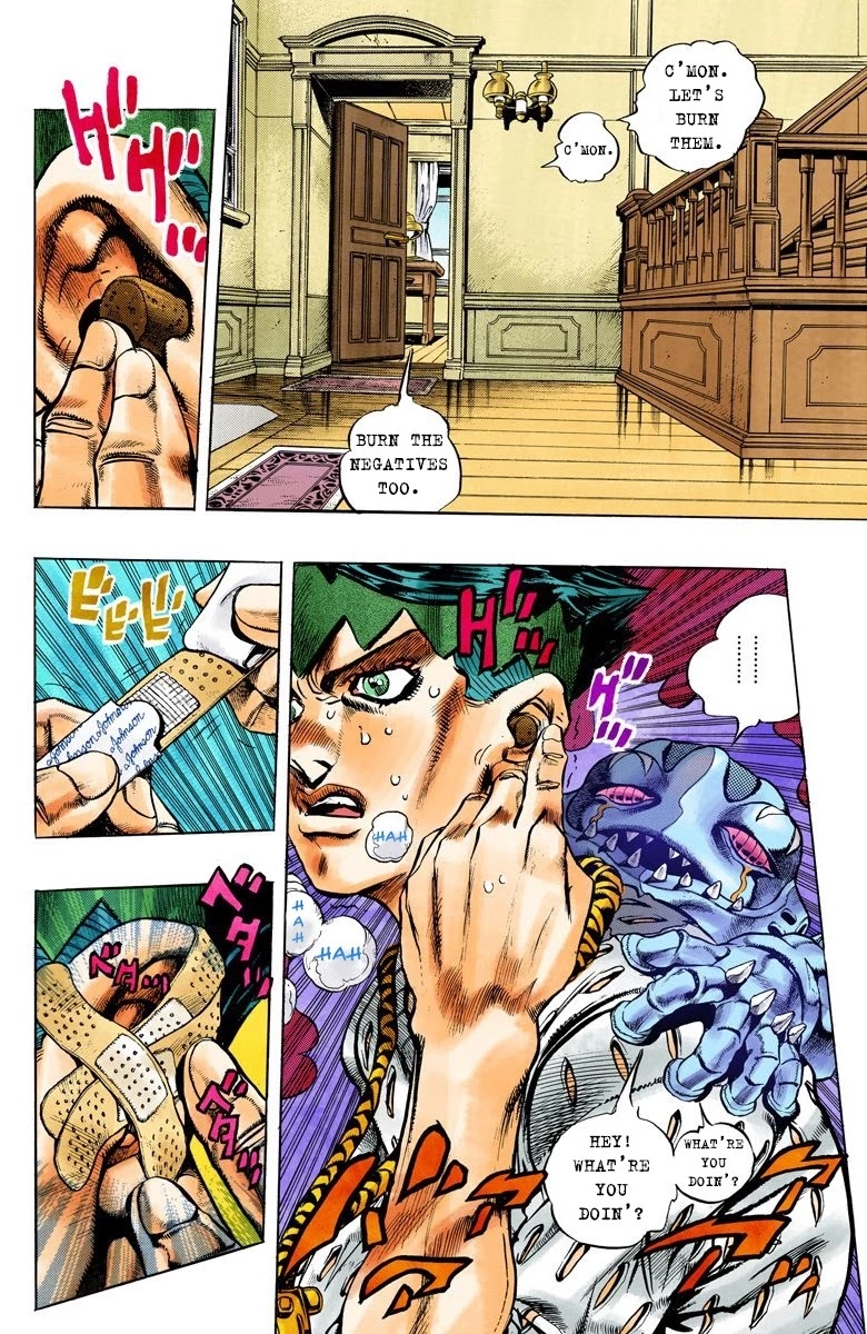 JoJo's Bizarre Adventure Part 4 - Diamond is Unbreakable (Official Colored) Chapter 150 page 3 - Chapter 150: Cheap Trick Part 4