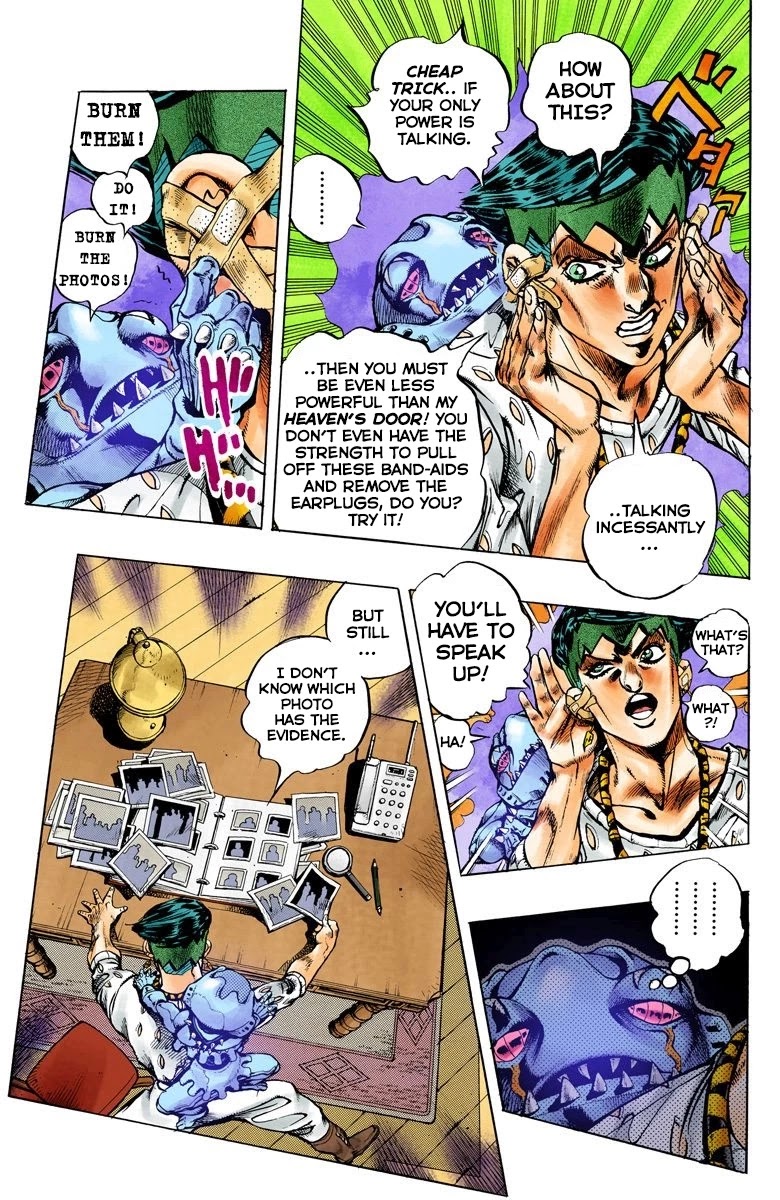 JoJo's Bizarre Adventure Part 4 - Diamond is Unbreakable (Official Colored) Chapter 150 page 4 - Chapter 150: Cheap Trick Part 4