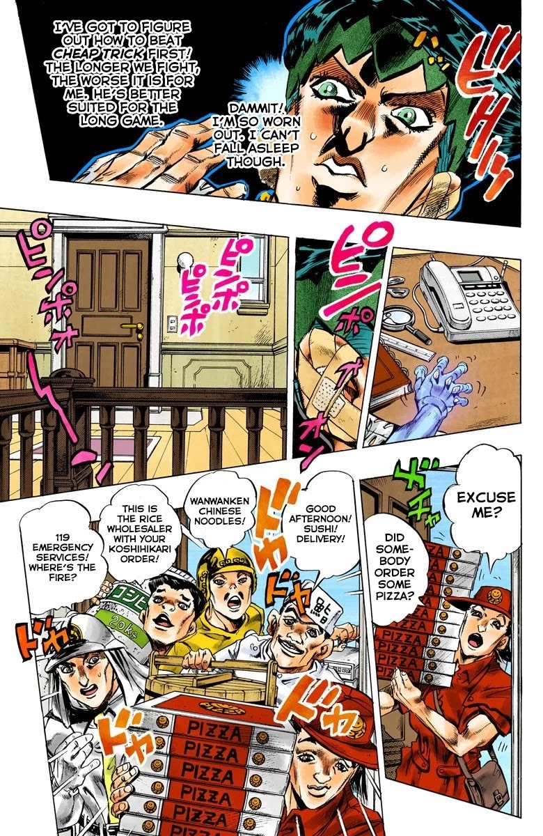 JoJo's Bizarre Adventure Part 4 - Diamond is Unbreakable (Official Colored) Chapter 150 page 6 - Chapter 150: Cheap Trick Part 4