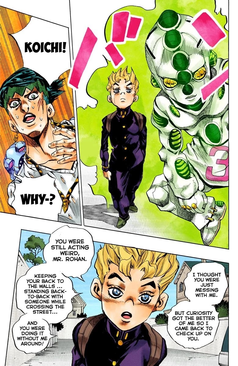 JoJo's Bizarre Adventure Part 4 - Diamond is Unbreakable (Official Colored) Chapter 151 page 15 - Chapter 151: Cheap Trick Part 5