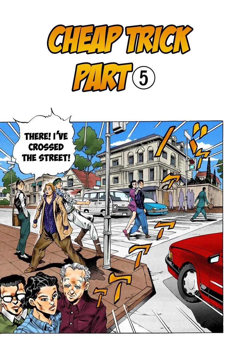 JoJo's Bizarre Adventure Part 4 - Diamond is Unbreakable (Official Colored) Chapter 151 page 2 - Chapter 151: Cheap Trick Part 5