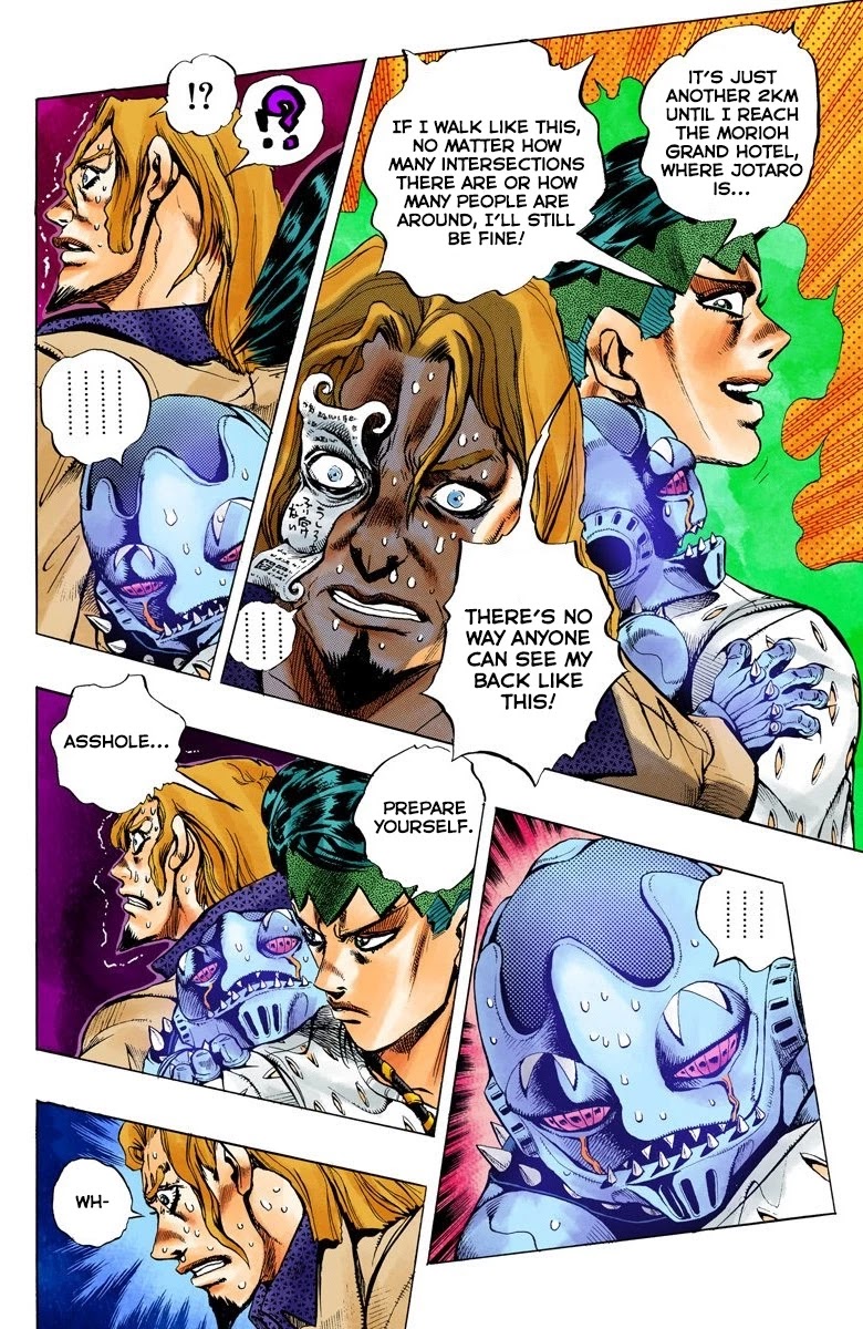 JoJo's Bizarre Adventure Part 4 - Diamond is Unbreakable (Official Colored) Chapter 151 page 3 - Chapter 151: Cheap Trick Part 5