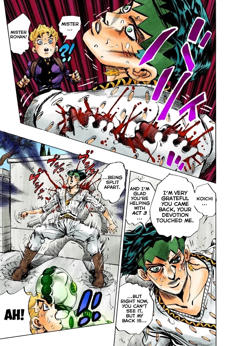 JoJo's Bizarre Adventure Part 4 - Diamond is Unbreakable (Official Colored) Chapter 152 page 4 - Chapter 152: Cheap Trick Part 6