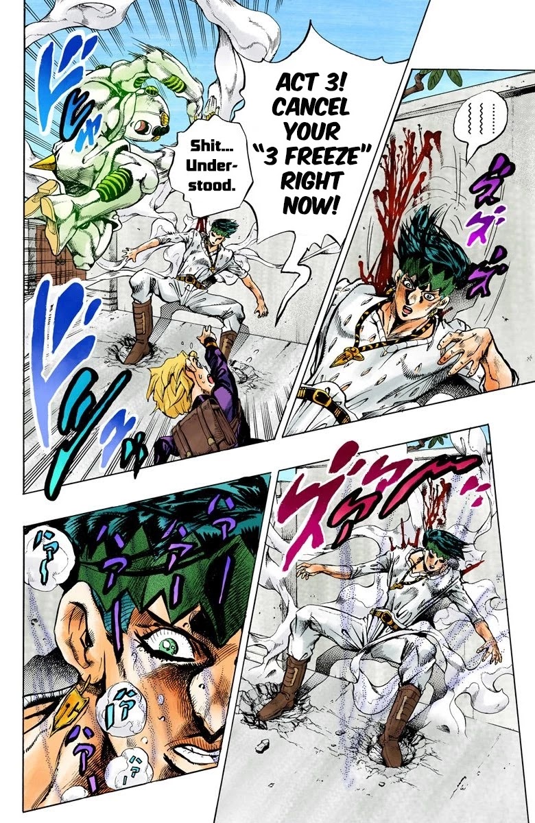 JoJo's Bizarre Adventure Part 4 - Diamond is Unbreakable (Official Colored) Chapter 152 page 5 - Chapter 152: Cheap Trick Part 6
