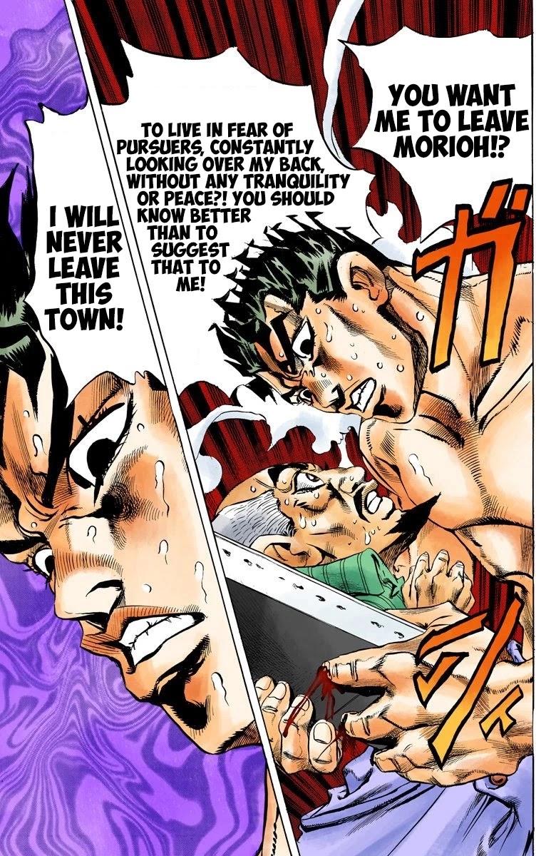 JoJo's Bizarre Adventure Part 4 - Diamond is Unbreakable (Official Colored) Chapter 153 page 15 - Chapter 153: Another One Bites the Dust Part 1